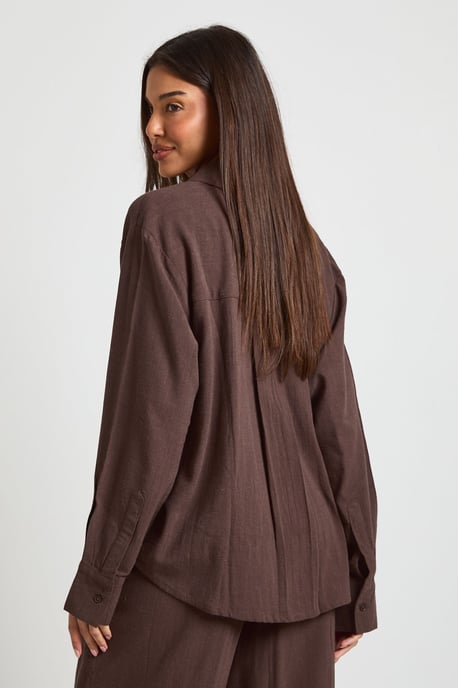 Premium Linen Oversized Shirt - Image 2