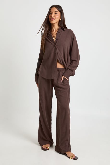 Premium Linen Oversized Shirt - Image 3