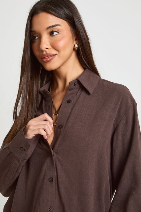Premium Linen Oversized Shirt - Image 4