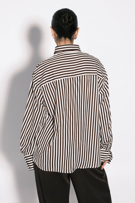 Mixed Stripe Fitted Shirt - Image 2