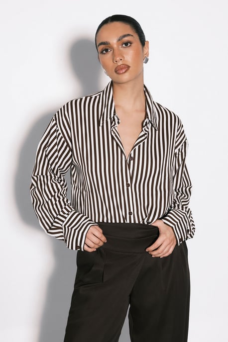 Mixed Stripe Fitted Shirt - Image 3