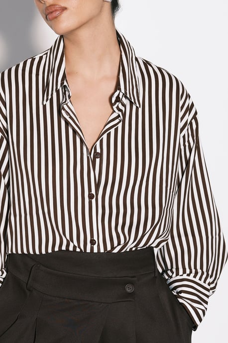 Mixed Stripe Fitted Shirt - Image 4