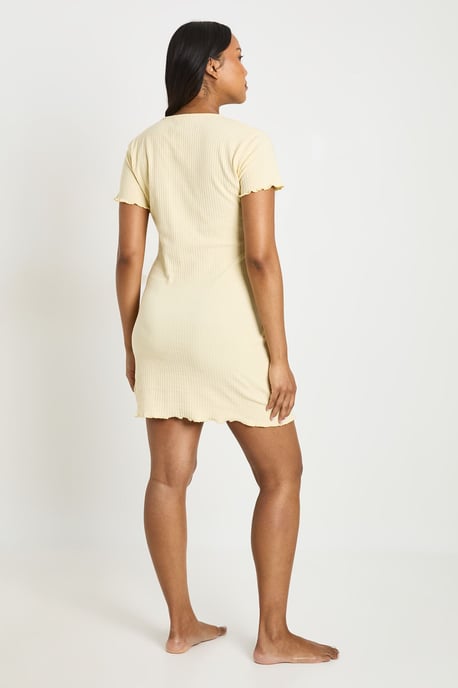 Maternity Rib Button Down Nightie - Image 2