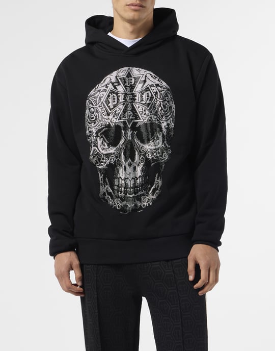 Hoodie Sweatshirt Skull - Image 2