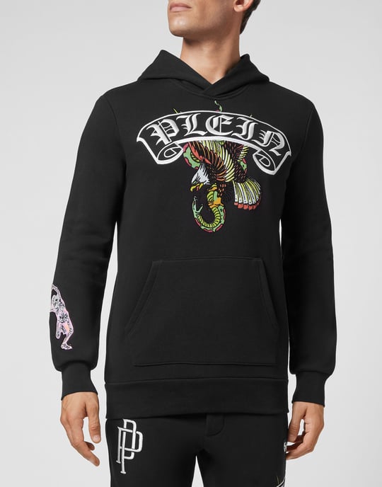 Sweatshirt Met Capuchon Gothic Plein - Image 2