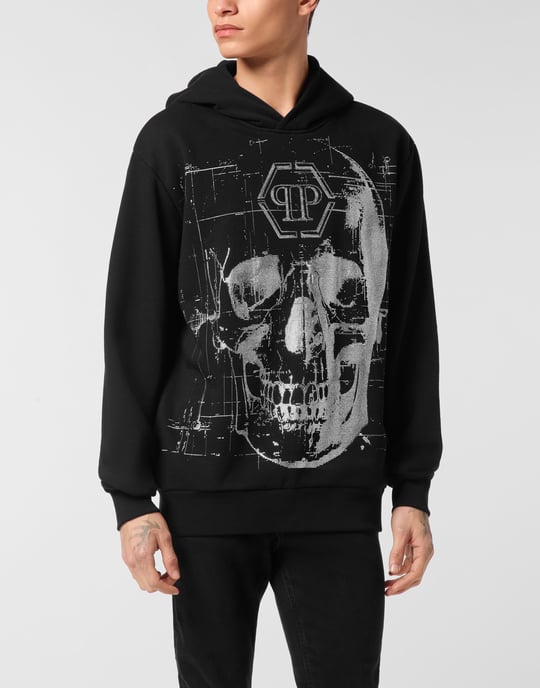 Hoodie Sweatshirt Skull - Image 3