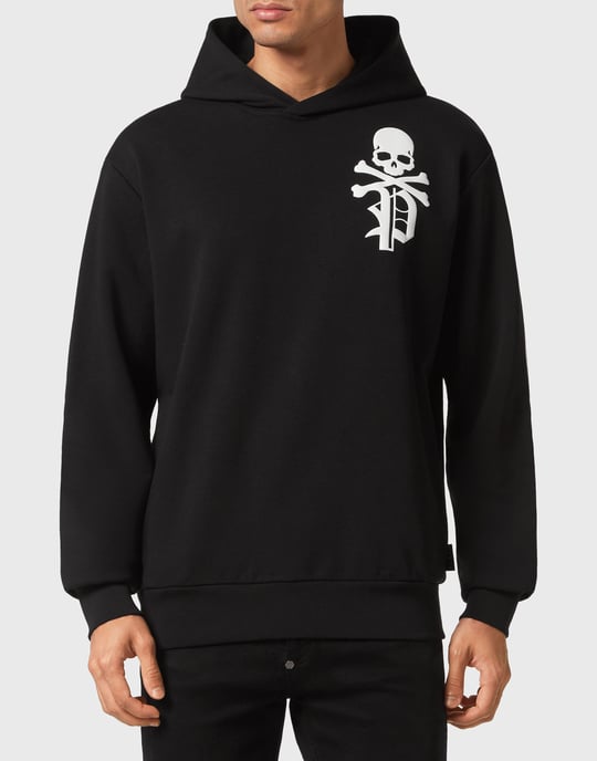 Sweatshirt Med Huva Gothic Plein - Image 2