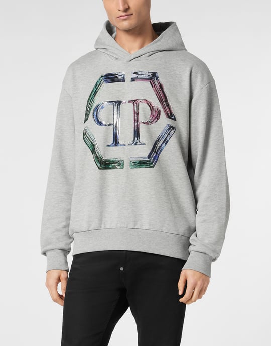 Hooded Sweatshirt Hexagon - Image 2
