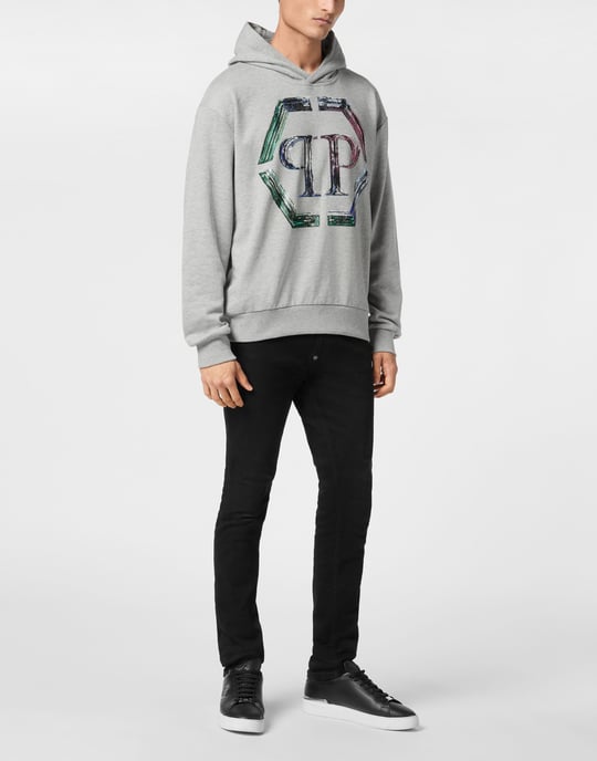 Hooded Sweatshirt Hexagon - Image 3