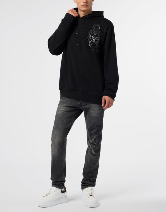 Hoodie Skull Stones Skull - Image 4