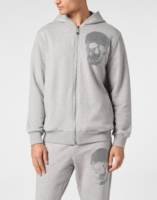 Hooded Sweatshirt Skull - Image 2