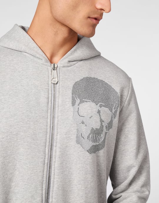 Hooded Sweatshirt Skull - Image 5
