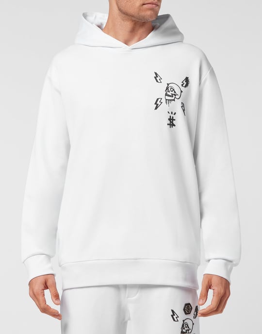Hooded Sweatshirt Hexagon - Image 2