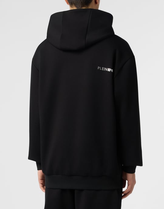 Fleece Hoodie Chrome Scratch - Image 5