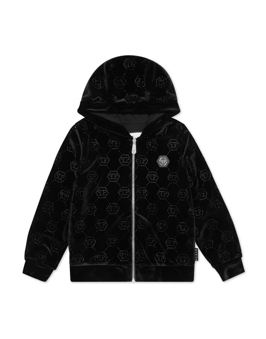 Hoodie Sweatjack Monogram - Image 1
