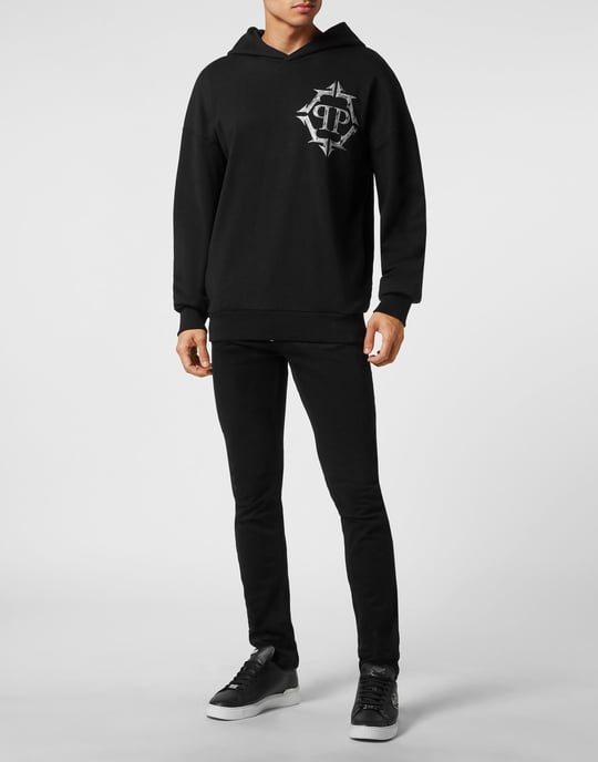 Sweatshirt Med Huva Chrome - Image 4