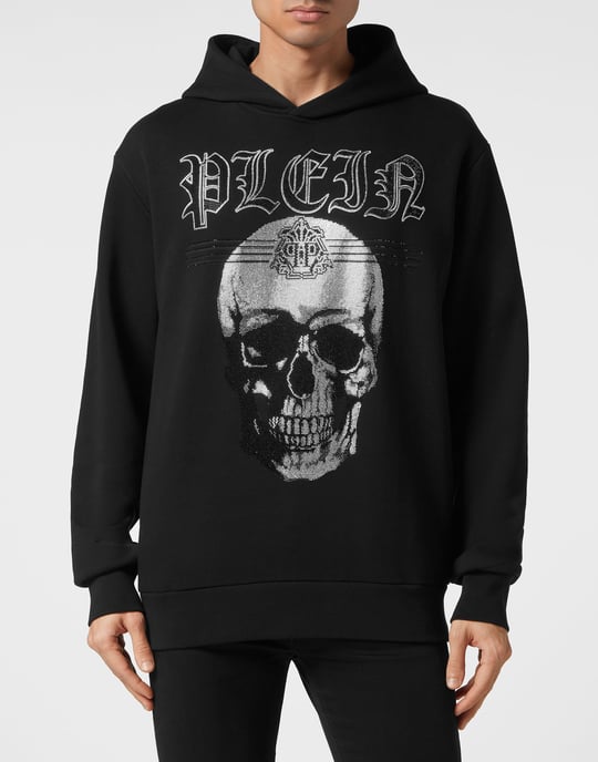Hooded Sweatshirt Skull - Image 2