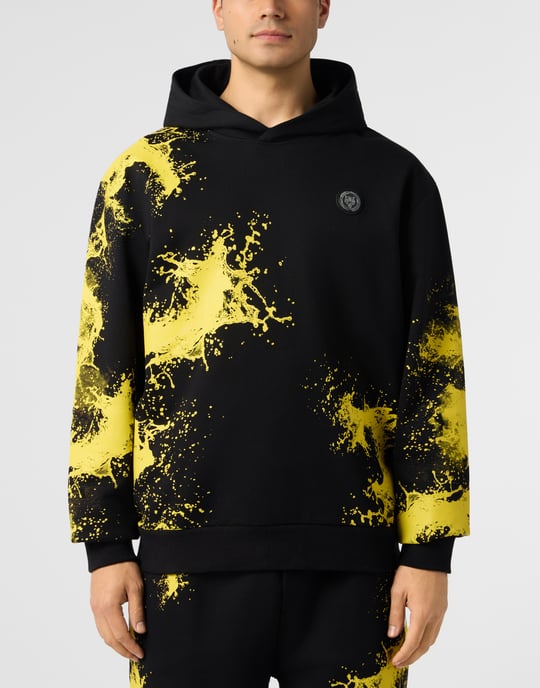Hoodie med dragkedja Splash - Image 2