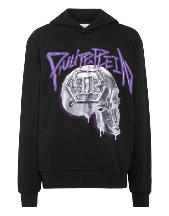 Sweatshirt Med Huva Skull - Image 1