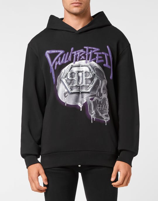 Sweatshirt Med Huva Skull - Image 2