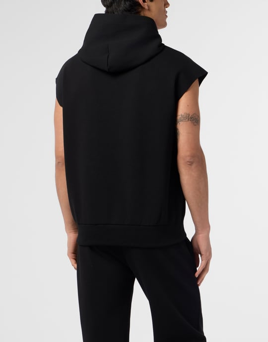 Pique Hoodie Vest Icon - Image 5