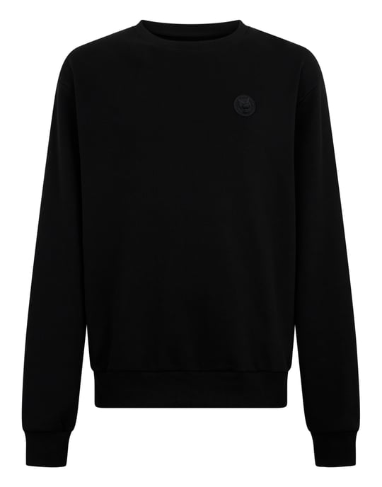 Fleece Round Neck Sweatshirt 3D Tiger - Image 1