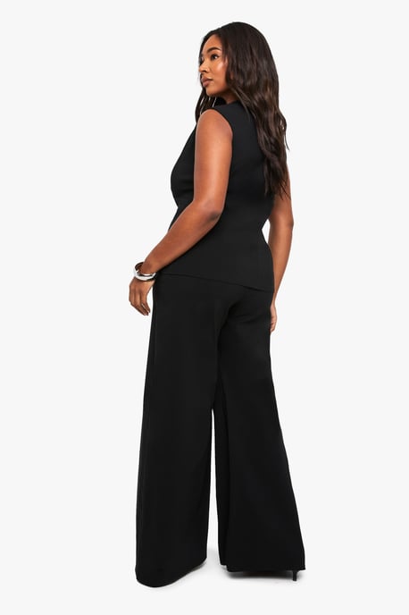 Plus Bengaline Cinched Waist Top & Trouser Co Ord - Image 2