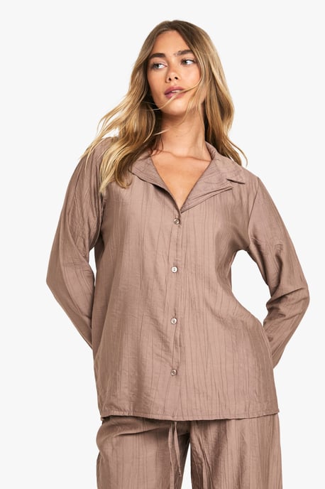 Crinkle Oversized Shirt & Trouser Co-ord - Image 4