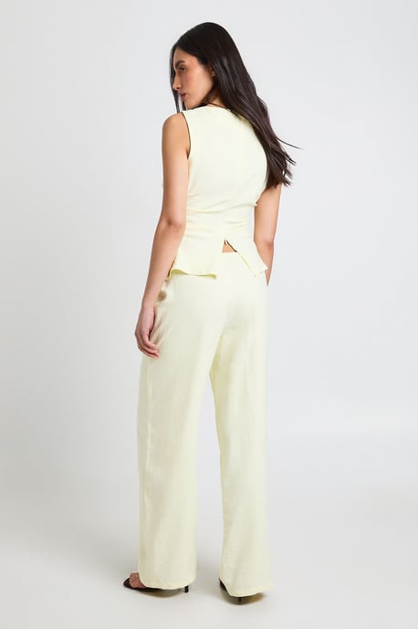 Peached Ruched Sleeveless Trouser Co-Ord - Image 2