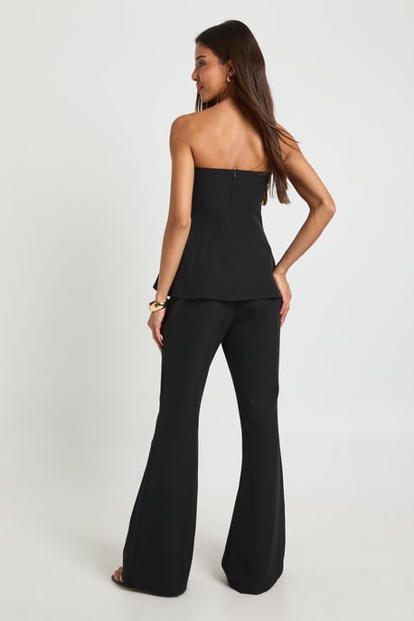 Longline Bandeau & Flared Trouser Co-ord - Image 2