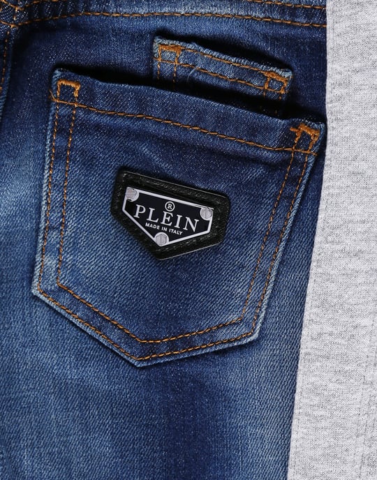 Denim Broek Iconic Plein - Image 3
