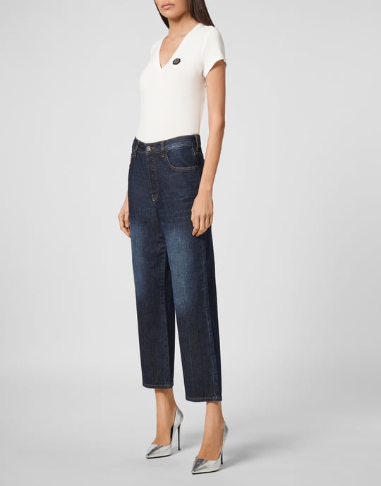 Denim Broek Losjes Iconic Plein - Image 4