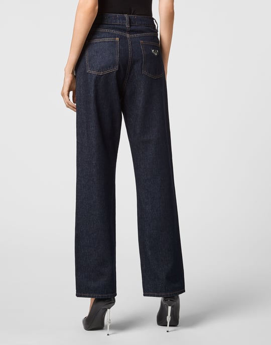 Denim Broek Losjes Iconic Plein - Image 3