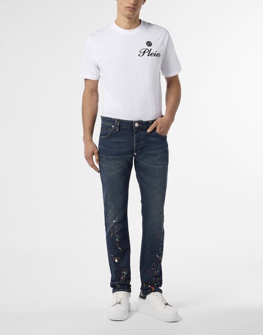 Super Straight Cut Jeans Paint - Image 4