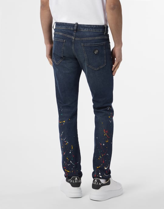 Super Straight Cut Jeans Paint - Image 5