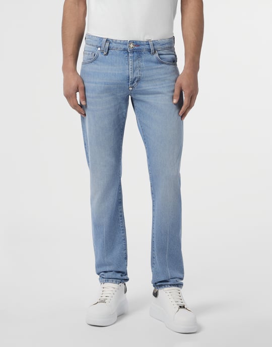 Basic Straight Cut Jeans Basic - Image 2