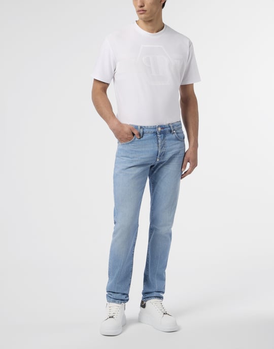 Basic Straight Cut Jeans Basic - Image 4