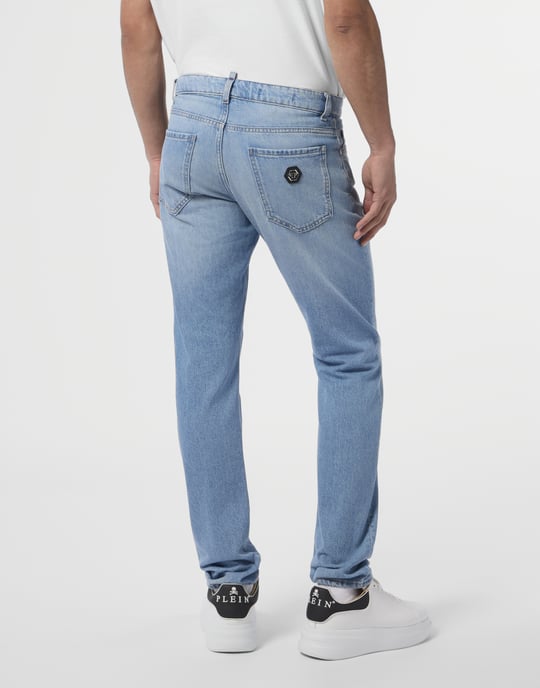 Basic Straight Cut Jeans Basic - Image 5