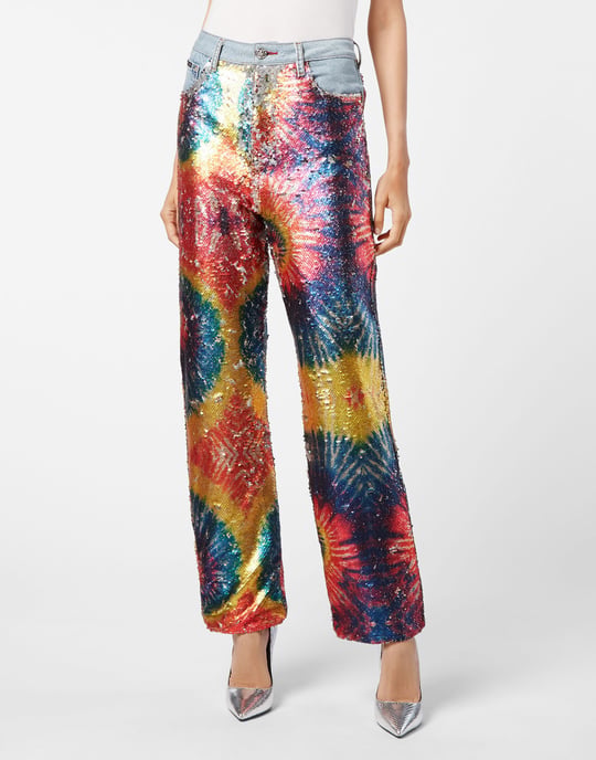 Denim Broek Losjes Tie Dye - Image 2