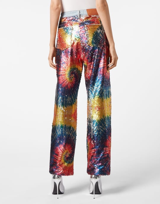 Denim Broek Losjes Tie Dye - Image 3