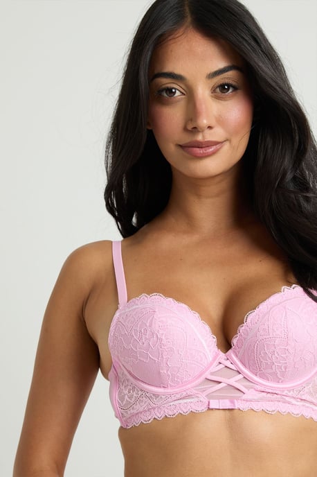 Lace Wired Plunge Lingerie Set - Image 4