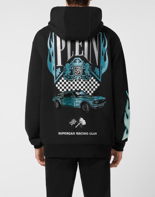 Hooded Sweatshirt Racing - Image 4