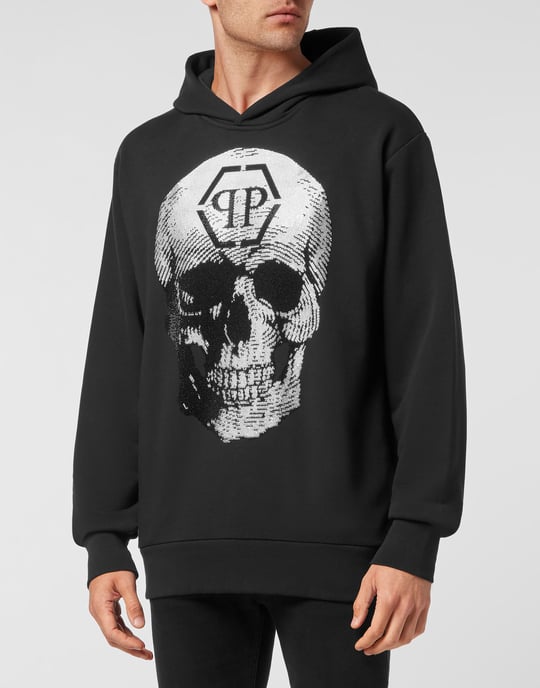 Hooded Sweatshirt Skull - Image 2