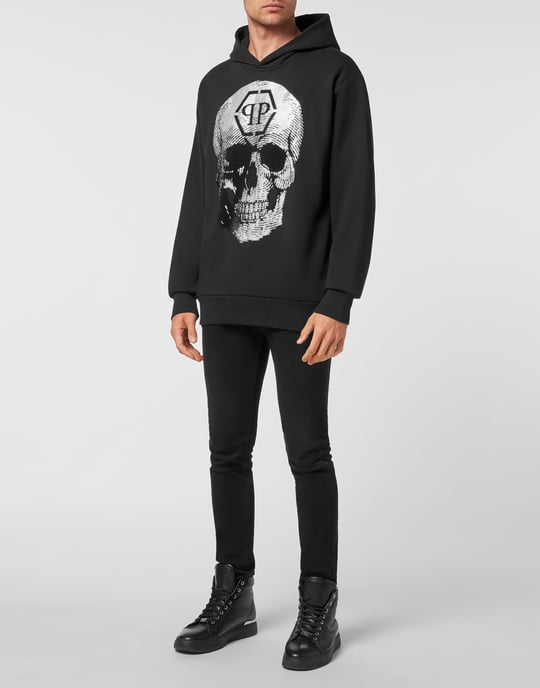 Hooded Sweatshirt Skull - Image 3