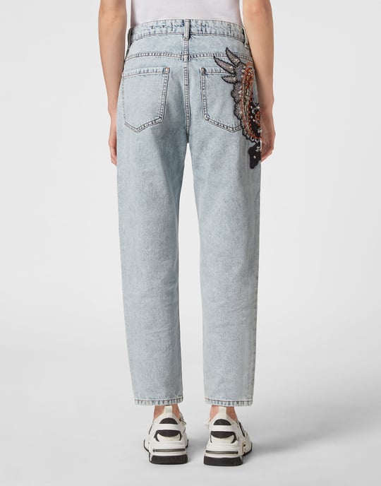 Jeans Mom Pasvorm Paisley - Image 3