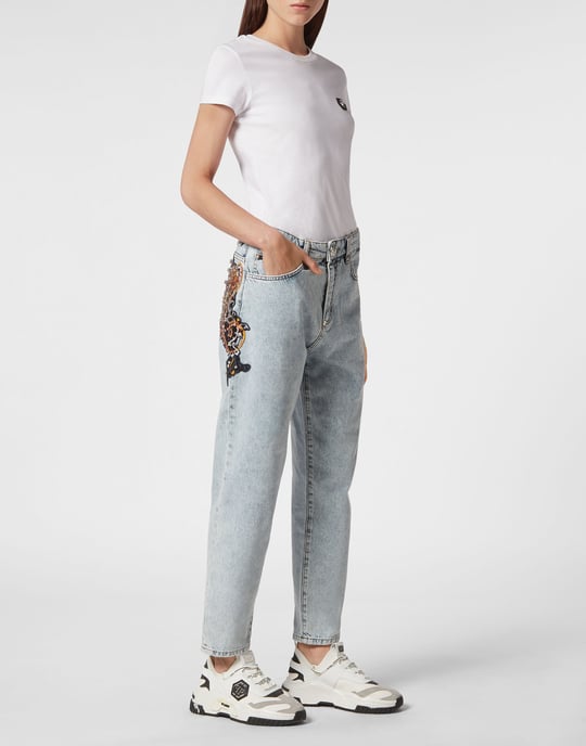 Jeans Mom Pasvorm Paisley - Image 4