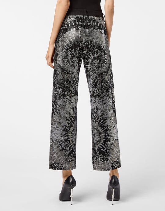 Jeans Med Hög Resning Tie Dye - Image 5