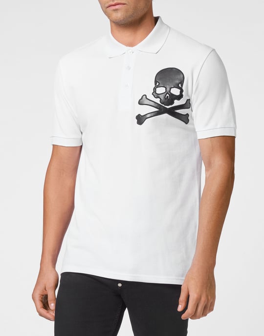 Poloshirt Skull - Image 2
