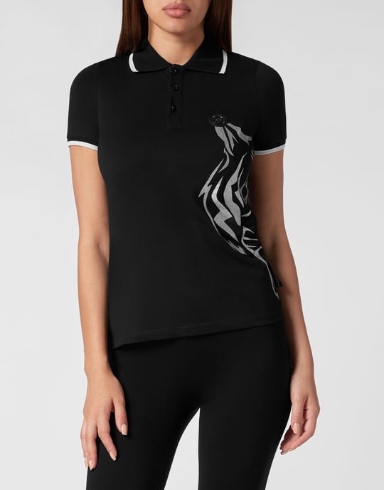 Poloshirt Ss Glitter - Image 2