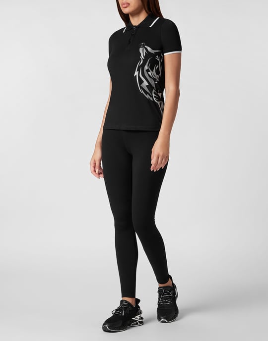 Poloshirt Ss Glitter - Image 4